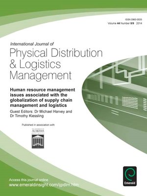 cover image of International Journal of Physical Distribution & Logistics Management, Volume 44, Issue 8 & 9